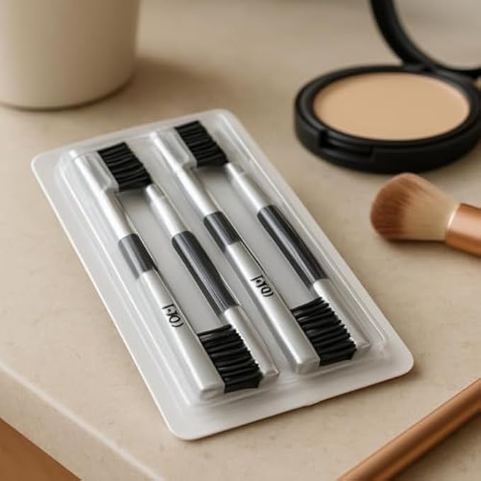 144 Pieces Eyelash Brush Spoolie Pack of 4s (Mascara Wands for Lashes & Brows)