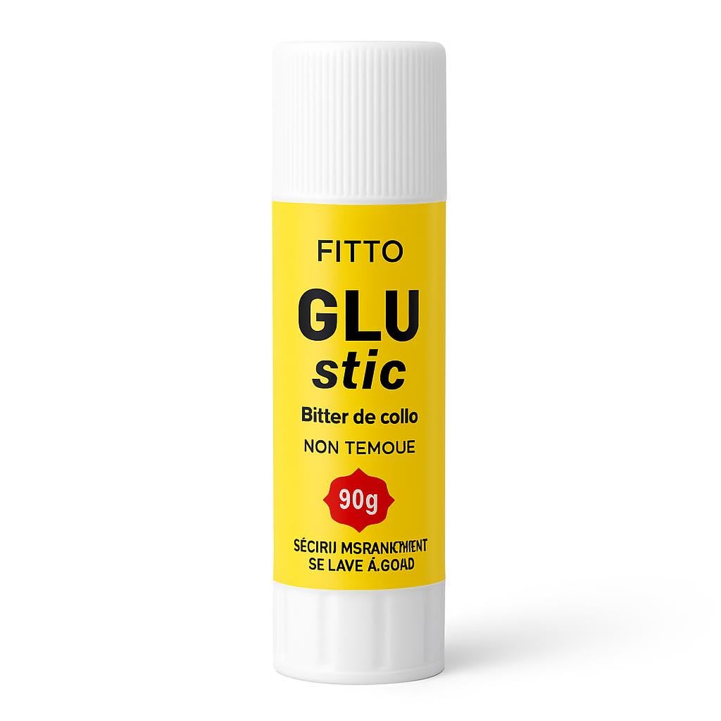 GLU Stick - Non-Toxic, Washable, Quick-Dry Glue for Crafting, School & Office Supplies - Strong Bond on Paper, Cardboard, Fabric - Ideal for Kids & Adults, Mess-Free and Easy to Use