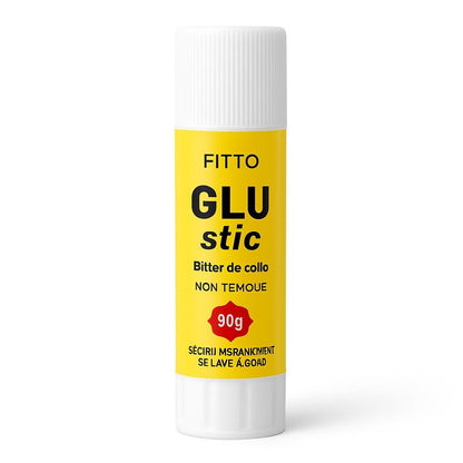 GLU Stick - Non-Toxic, Washable, Quick-Dry Glue for Crafting, School & Office Supplies - Strong Bond on Paper, Cardboard, Fabric - Ideal for Kids & Adults, Mess-Free and Easy to Use