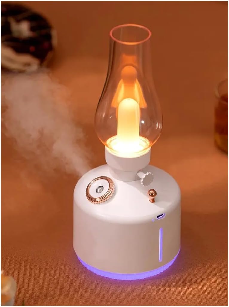 72 Pieces Air Humidifier Vintage Lamp Night Light - Ultrasonic Cool Mist Humidifiers (LED Night Light with Adjustable Brightness – Quiet Operation for Home – Bedroom – Office – and Nursery)