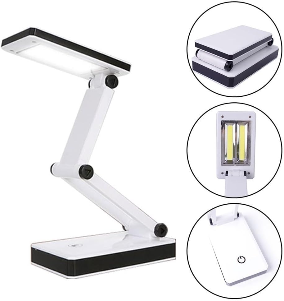 96 Pieces Rechargeable LED Table Lamps with 2 Adjustable Brightness Levels (USB-Powered – Portable Reading Light and Emergency Lamp)