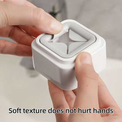 Washcloth Storage Plug – Adhesive Design, Pack of 3 – White