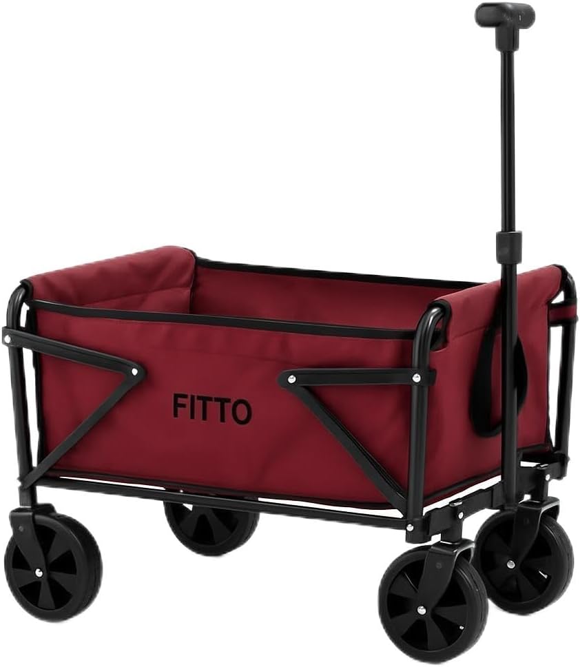 Foldable Utility Cart 145L 59x33x45cm Storage Organizer for Home, Office, Garage