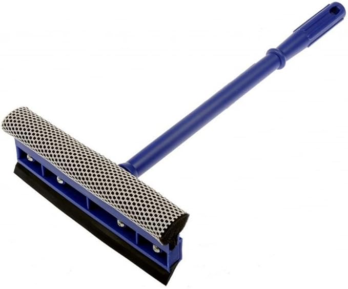 FITTO Multi-Purpose Blue Squeegee/Scrubber – Durable Plastic for Automotive, Household, Industrial & Commercial Cleaning