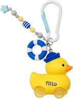 96 Pieces Duck 3D Doll Car Keychain - Yellow Cute Accessories for Keys and Bags