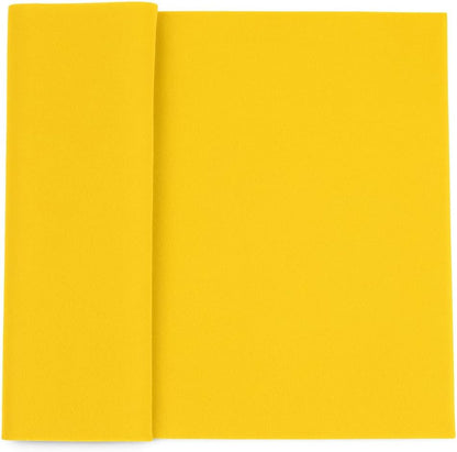 Felt Fabric 40cm x 60cm Yellow for Crafts, DIY Projects, Sewing, and Decorations