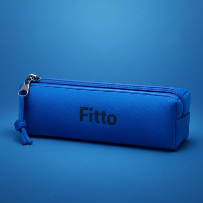 Blue Pencil Pouch 20x4x3cm - Office and School Stationery Organizer