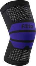 96 Pieces Knee Brace Silicone Elastic Support Rod - Compression Sleeves for Joint Pain Relief - Black