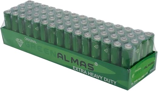 FITTO AA Batteries 60 Pack – Long-Lasting Power Alkaline Batteries for Everyday Devices, High-Performance, Reliable Shelf Life, Leak-Proof Design, Ideal for Remotes, Toys, and More