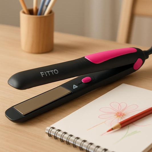 Hair Straightener with Tourmaline Ceramic Coating, Protect Care Technology, Floating Plates, 220°C Temperature, Auto Bivolt – Health & Personal Care