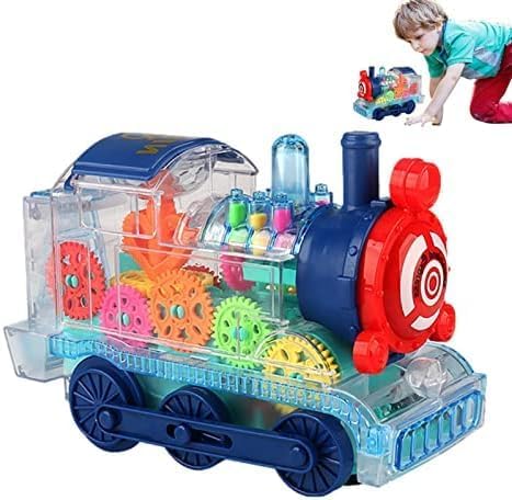 Fitto Train Toy: Colorful and Fun Water Adventure for Kids | Cartoon Electric Train Spray Flashing Light Music Plastic Car Children Xmas Gifts