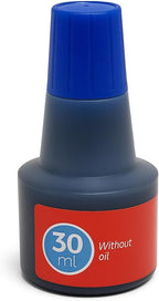 240 Pieces 30ml Blue Stamp Pad Inks for Office & Craft Use