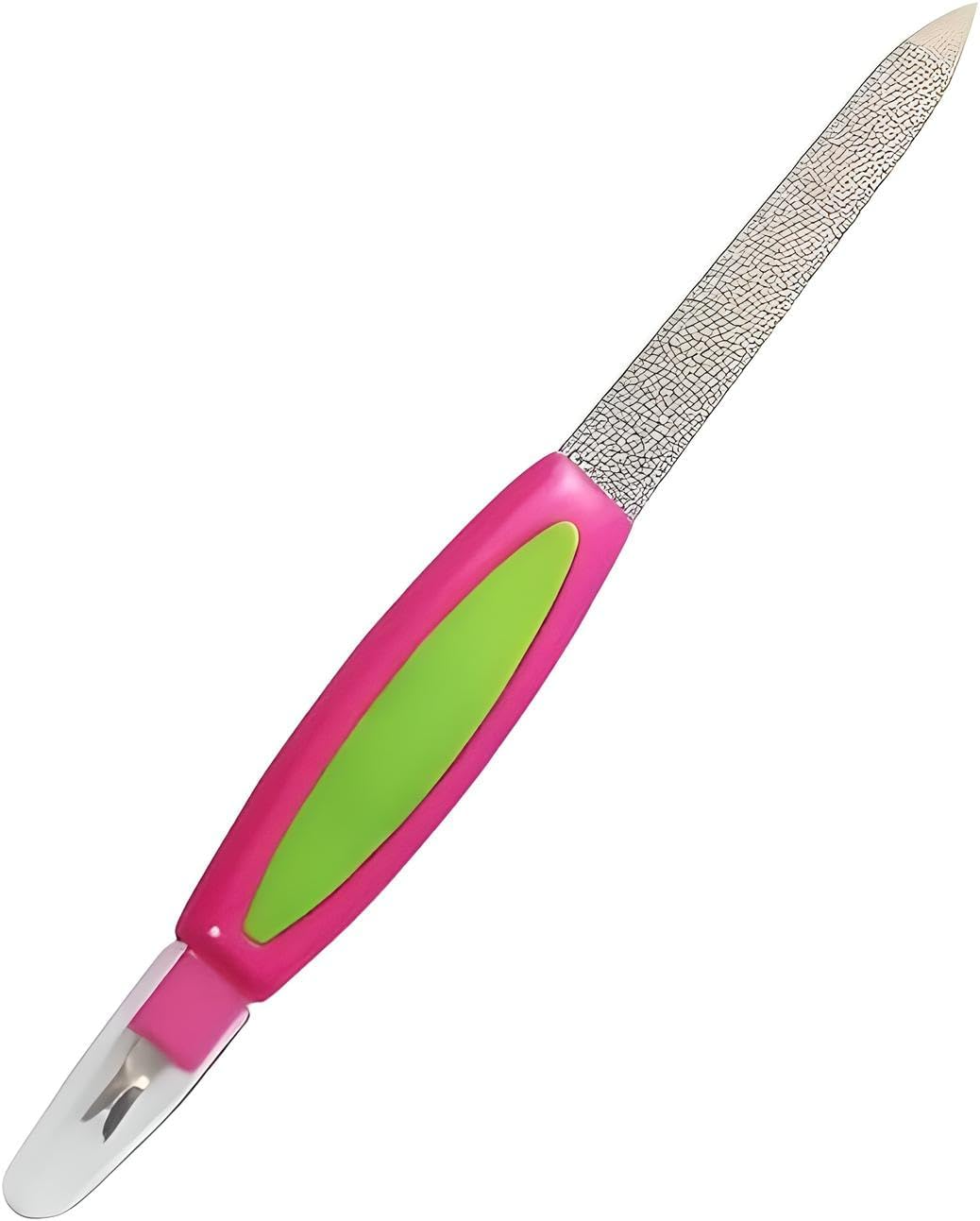Sapphire Nail File with Plastic Handle, Pack of 1 – Durable & Gentle for Natural Nails, Manicures & Pedicures, Smooths Rough Edges, Ideal for Filing and Shaping Nails
