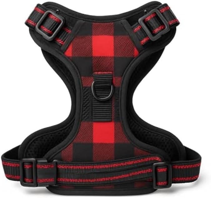 72 Pieces Red Pet Harness Size Ms (25x24cm - Adjustable Dog & Cat Walking Harness – Easy-On Comfortable Chest Strap)