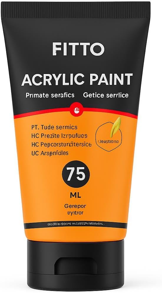120 Pieces 75ml Acrylic Paints for Arts (Crafts – DIY Projects)