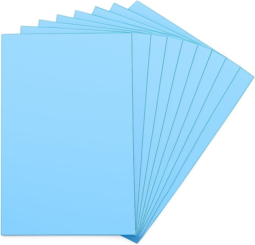 120 Pieces EVA Sponge Sticker 10 Pack A4 Skies (21cm x 29.7cm for Crafts and DIY Projects)