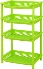 72 Pieces Multi-Layer Plastic Drain Fruit and Vegetable Storage Racks (Durable Household Organizer for Kitchen Counter – Sink – and Pantry – Space-Saving Design with Draining Function)