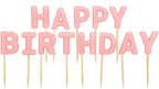120 Pieces Happy Birthday Candle Cake Toppers (Birthday Party Decoration for Cake – Event & Celebration – Fun Cake Accessories)