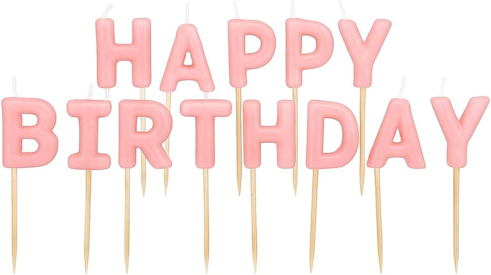 120 Pieces Happy Birthday Candle Cake Toppers (Birthday Party Decoration for Cake – Event & Celebration – Fun Cake Accessories)