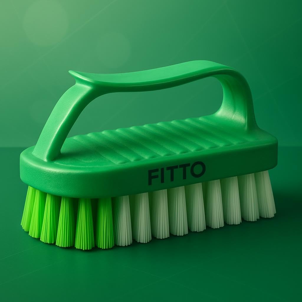 240 Pieces Clothes Cleaning Brushes (Durable Reusable Laundry Brush with Comfortable Plastic Handle – Medium Size – Green Color for Clothes – Shoes – and Household Cleaning)