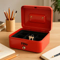 60 Pieces Red Deposit Boxes (20x25cm Secure Storage for Home and Office)