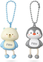 96 Pieces Plastic Key Chain Animal Series - Bear and Penguins (Pack of 2)