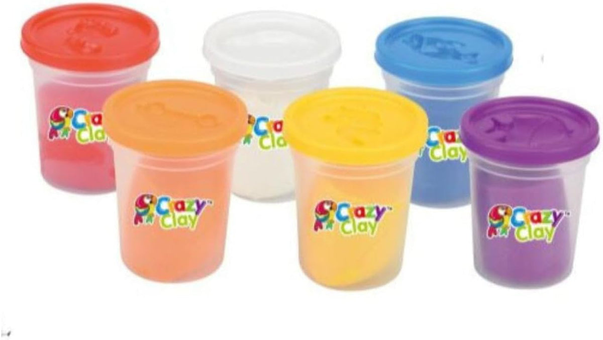 96 Pieces 12 Pieces Clay Dough Pack- Colorful Play Clays For Kids' Art and Craft Projects with Moulds