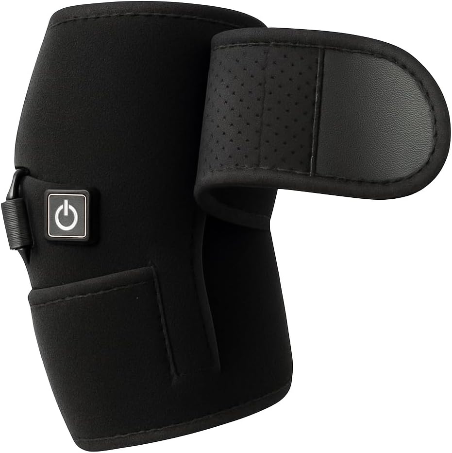 96 Pieces Heated Knee Brace Supports for Arthritis Relief (Thermal Therapy Wrap for Joint Pain – Fits Men and Women – Black)