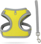 96 Pieces Pet Harness and Lead Set XS (13.5x10.5cm Adjustable Small Dog Puppy Cat Walking Vest Leash)