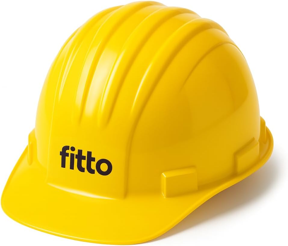 96 Pieces Yellow Hard Hats for Construction Safety (Durable Head Protection)