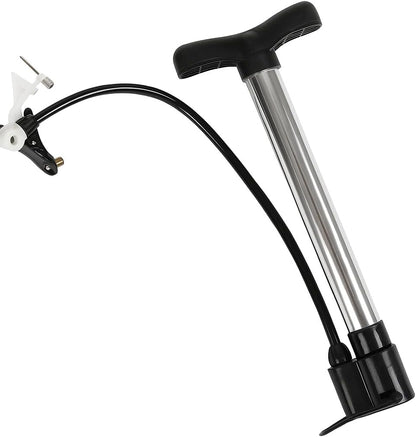 Bike Pump, Mini, High Pressure, Handheld, With Bamboo Whip, Pocket Size, For Bikes, Basketballs