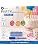 144 Pieces 7-Piece Birthday Candle and Cake Topper Sets (3 Blue Spiral Candles with 4 Happy Birthday Picks for Cakes and Party Decorations)