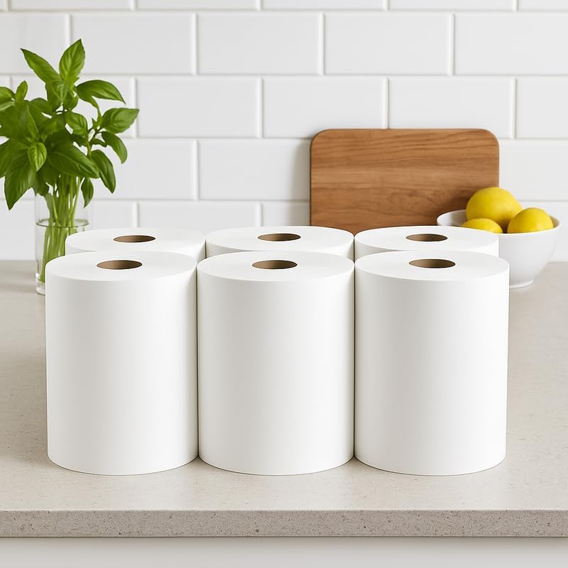 96 Pieces Tissue Roll 6 Packs (Soft and Absorbent Toilet Paper – 2-Ply Bathroom Tissue – Family Pack)