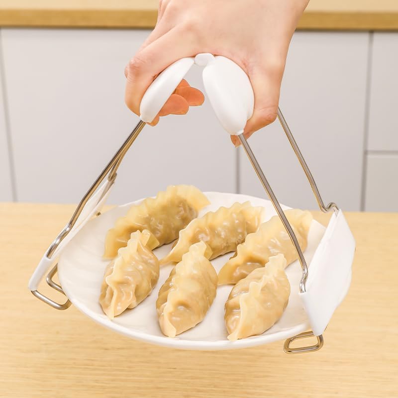 120 Pieces Adjustable Bowl Clamps (White)