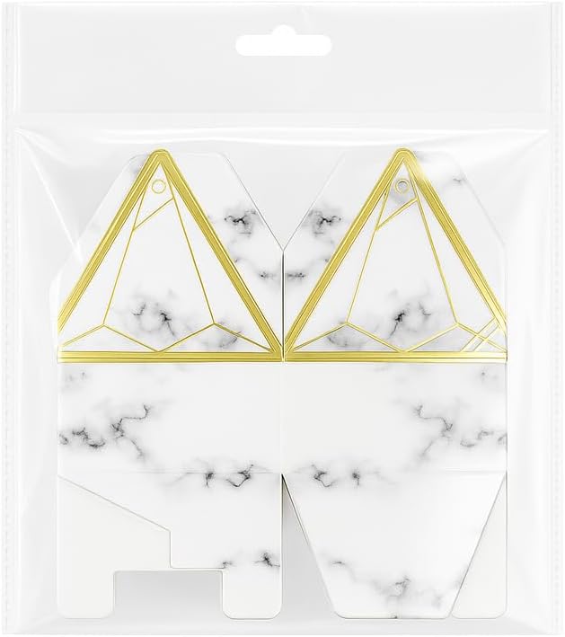 12 Pieces White Candy Gift Box 4.3x8.5x10cm for Sweets, Chocolates, Party Favors, Wedding, Birthday
