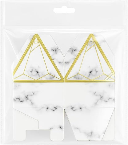 12 Pieces White Candy Gift Box 4.3x8.5x10cm for Sweets, Chocolates, Party Favors, Wedding, Birthday