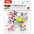 240 Pieces Glitter Star Craft Stickers (Assorted Self-Adhesive Star Shapes for Cards – Journals – Scrapbooks and DIY Decorations)