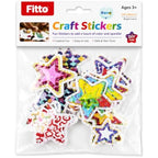 240 Pieces Glitter Star Craft Stickers (Assorted Self-Adhesive Star Shapes for Cards – Journals – Scrapbooks and DIY Decorations)