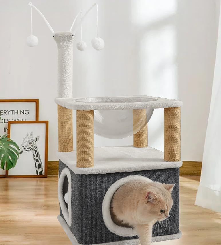 48 Pieces Cat Scratch Toy - Assorted Colors Gray/Whites