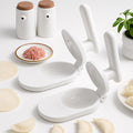 120 Pieces Dumpling Skin Pressing Tools (Ergonomic Design – White – Single Pack)