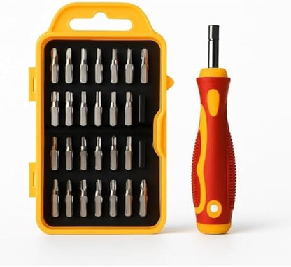 45-in-1 Screwdriver Set with Ratchet Handle & Magnetic Bits - Precision Multi-Bit Screwdriver Kit for Electronics, Home & Car Repairs