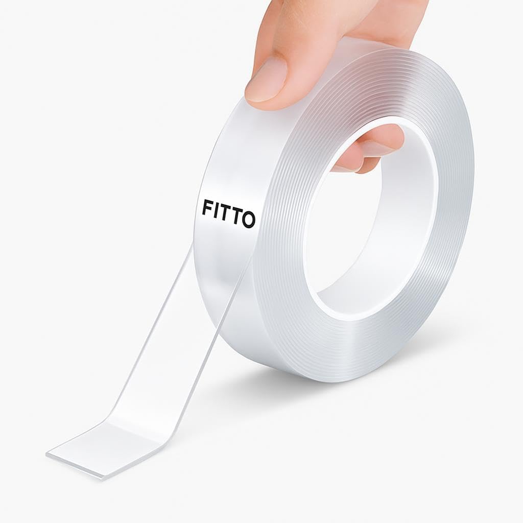 120 Pieces 2m xes (19mm Double Sided Nano Tape for Mounting and Repairs)