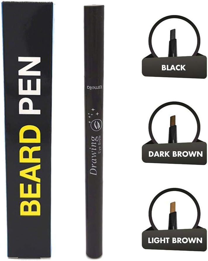Beard Filler Pen, Fast Camouflage, Natural Hair Grower, Male Mustache Repair Shape, Beard Growth Pencil, Waterproof Tools