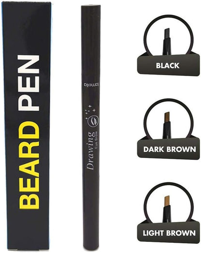 Beard Filler Pen, Fast Camouflage, Natural Hair Grower, Male Mustache Repair Shape, Beard Growth Pencil, Waterproof Tools