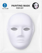 144 Pieces Painting Masks (21.5cm x 17.5cm White for Art Projects – Crafting – and DIY)