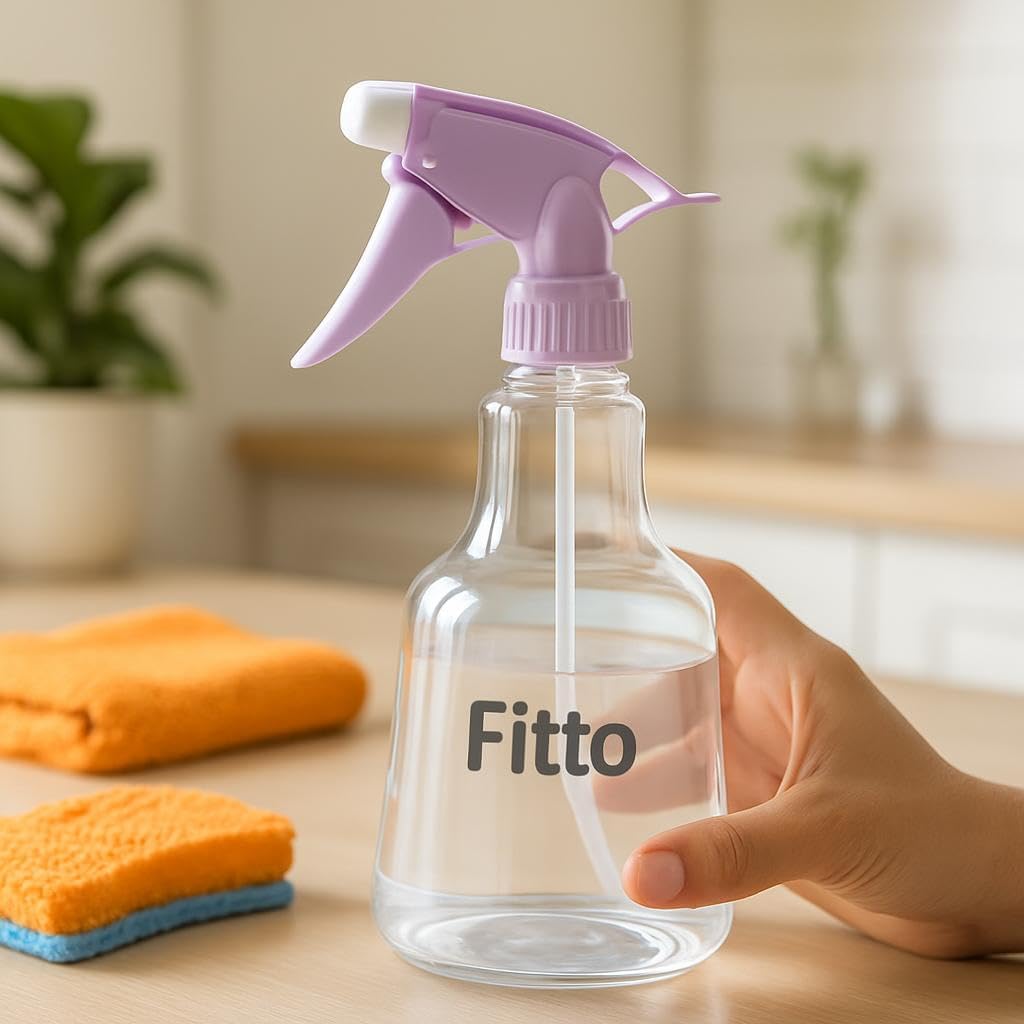 120 Pieces Multipurpose Cleaner Spray Bottles (500 ml – Transparent for Home and Office Use)