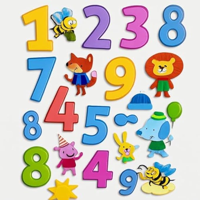 144 Pieces Numbers Stickers Assorted Colors - Self-Adhesive Vinyl Number Labels 0-9 Peel & Stick Decorative Number Decals for Planners Scrapbooks DIY Crafts Kids