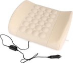 72 Pieces Car Seat Vibrating Massage Cushions For Backpain Relief and Comfort Drive (with car adapter – Beige)