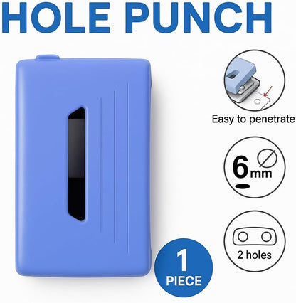 1 Piece Hole Punch Blue