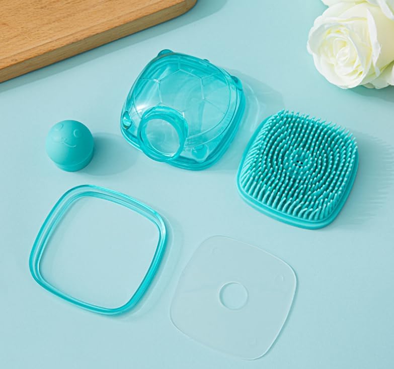 Pet Bath Brush – Silicone Gel – Pack of 3, Assorted Colors